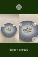 Bing og Grøndahl Blå Tone Fisketallerken Motiv 8 Ål No. 716