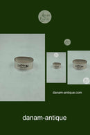 丹麦银制花纹餐巾环