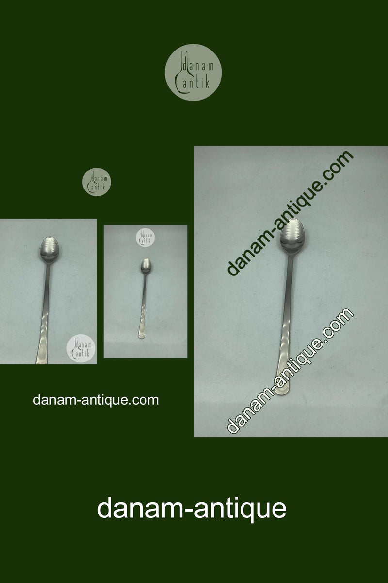 Georg Jensen Stainless Steel Copenhagen Matte Ice Cream Spoon