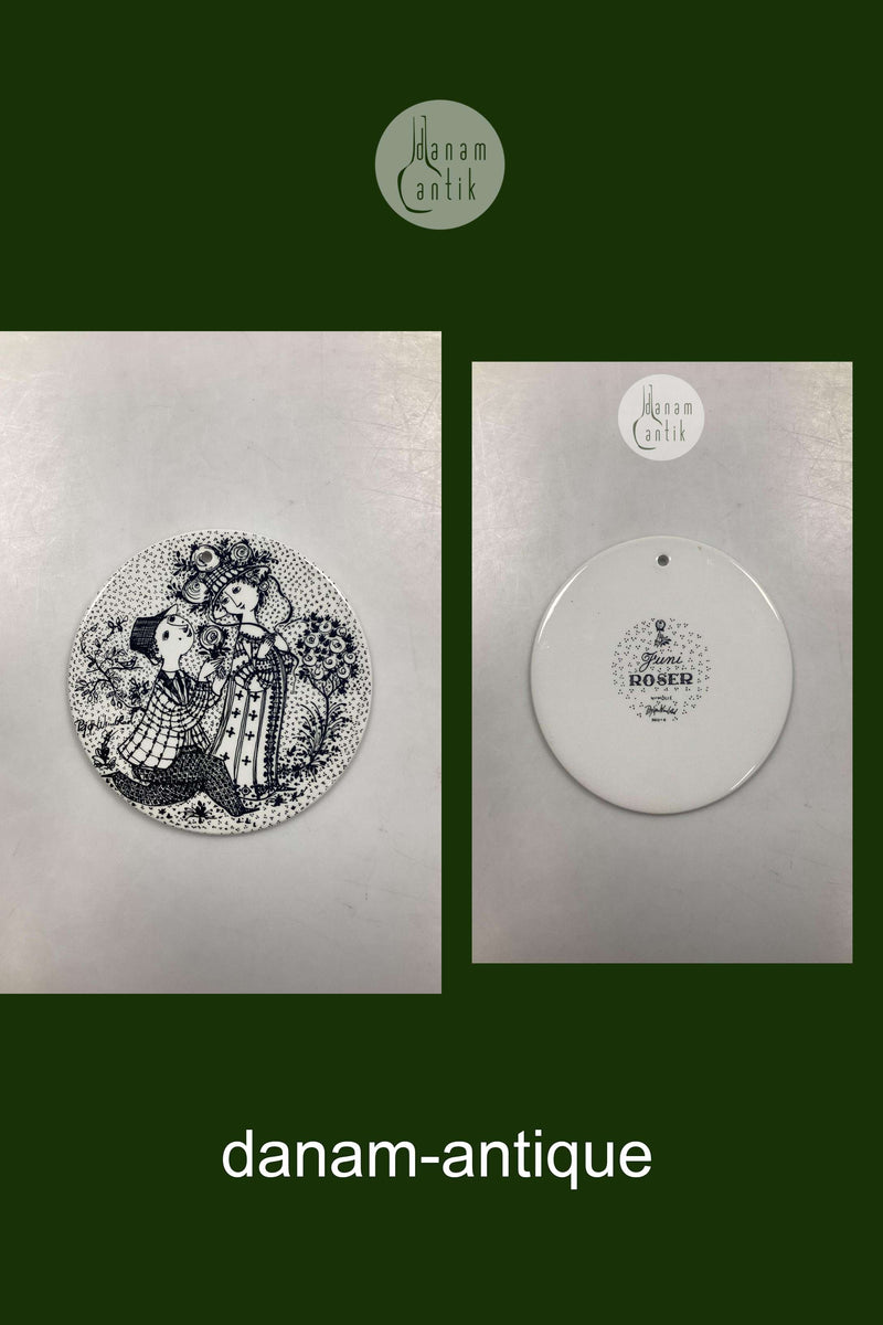 Bjørn Wiinblad: June plate from Nymølle 