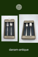 Georg Jensen Stainless Copenhagen Cutlery (Fork and Spoon)