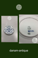 Royal Copenhagen Musselmalet Riflet Tallerken No 331 med Logo