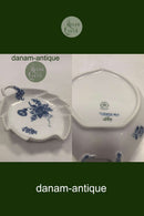 Royal Copenhagen Blå Blomst Svejfet Bladformet Asiet nr. 1599