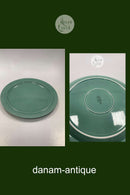 Royal Copenhagen 4 All Seasons Stor Spisetallerken i Grøn No 631  Måler 31,5cm / 12.40 inch