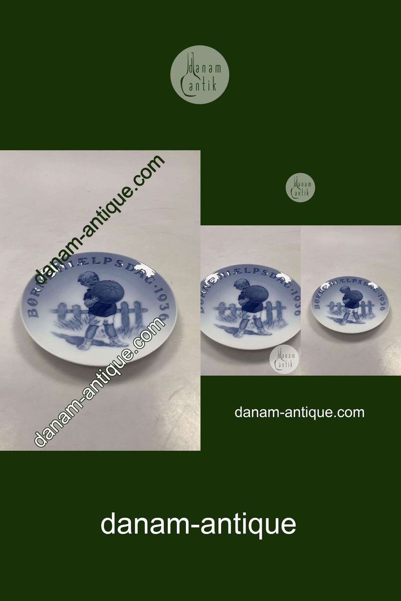 Royal Copenhagen Børnehjælpsdags Platte fra 1936