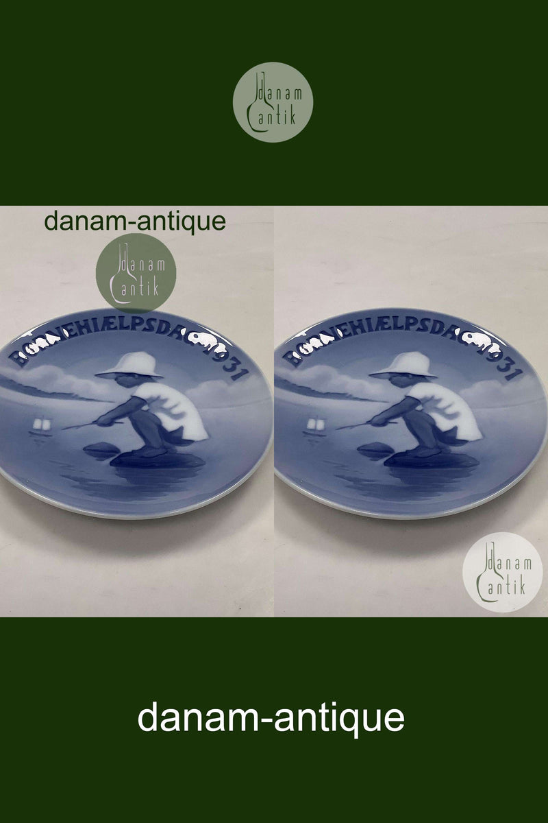 Royal Copenhagen Børnehjælpsdags Platte fra 1931