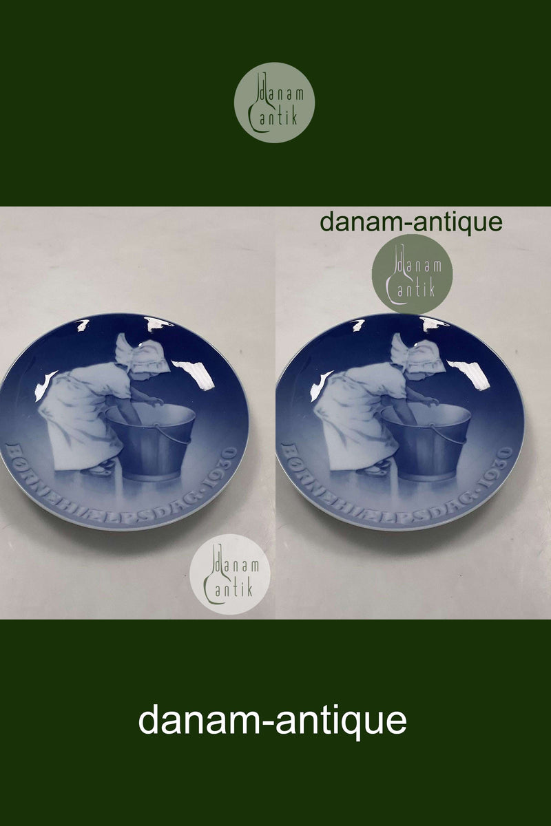 Royal Copenhagen Børnehjælpsdags Platte fra 1930