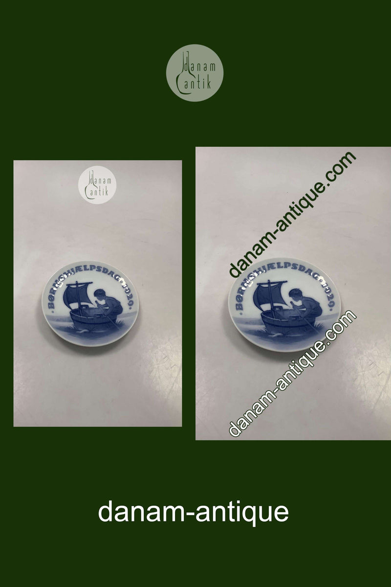 Royal Copenhagen Børnehjælpsdags Platte fra 1929