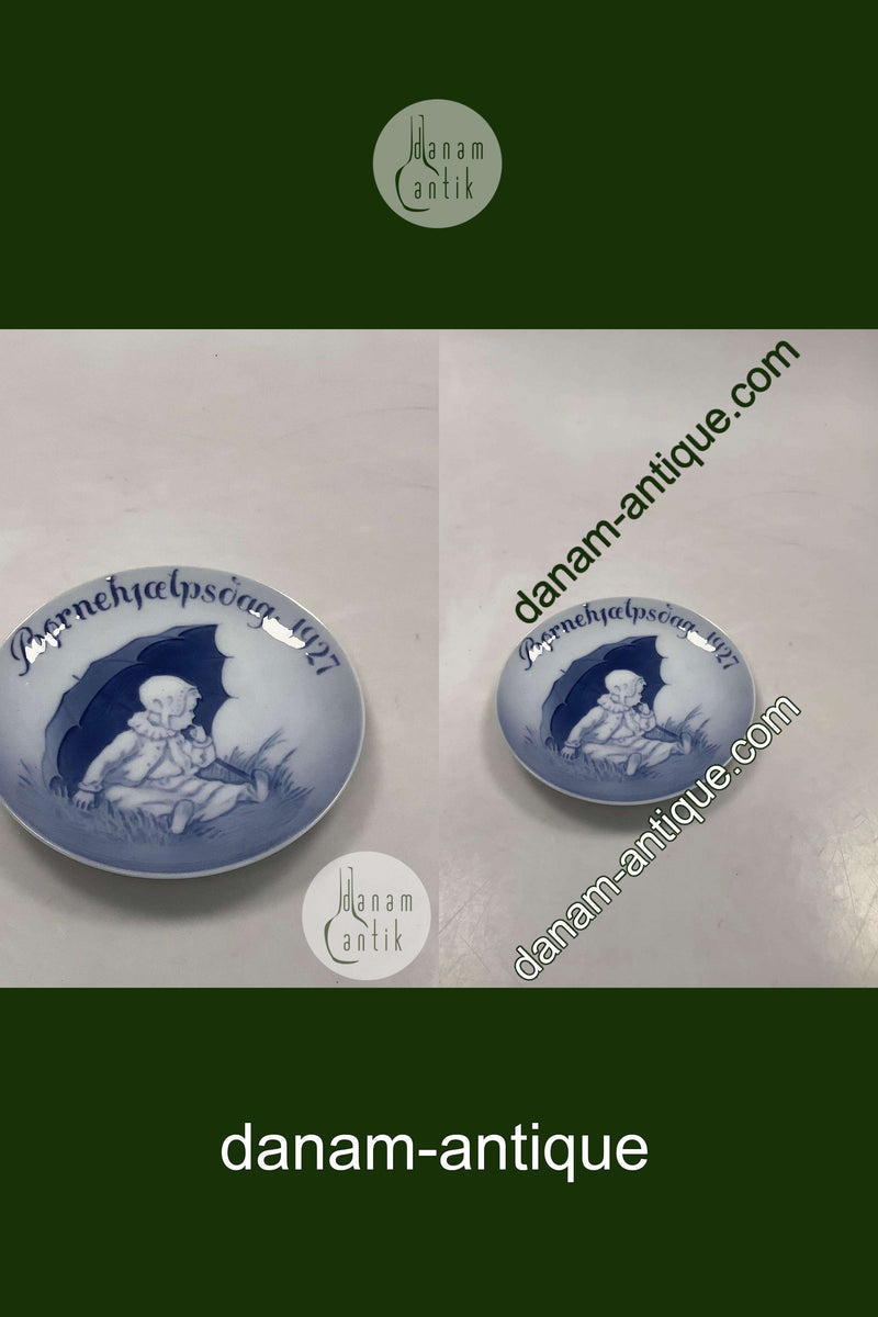 Royal Copenhagen Børnehjælpsdags Platte fra 1927