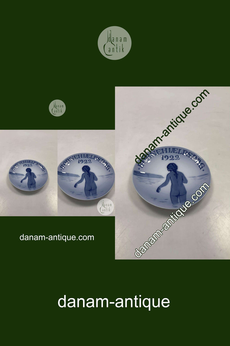 Royal Copenhagen Børnehjælpsdags Platte fra 1922