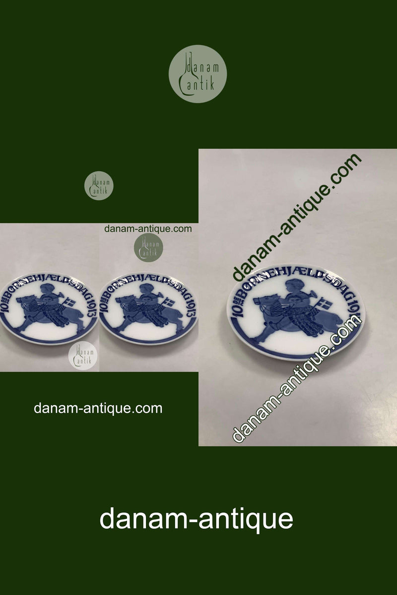 Royal Copenhagen Børnehjælpsdags Platte fra 1913