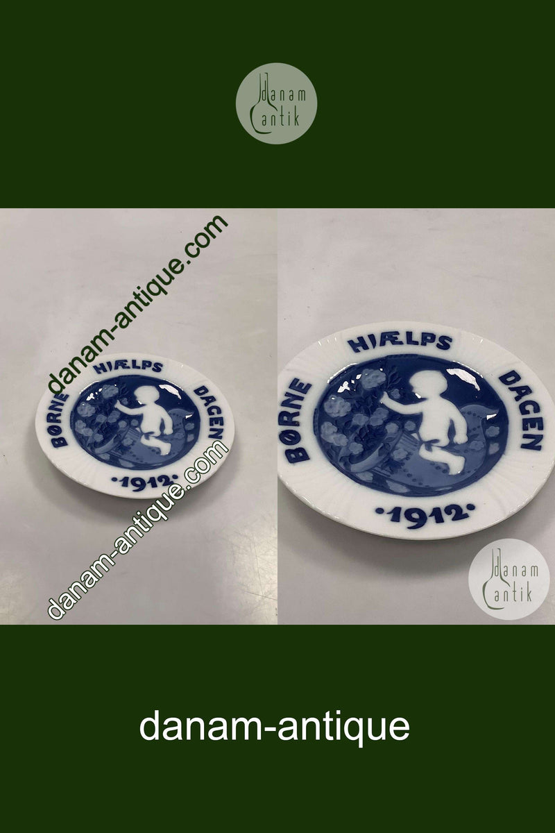 Royal Copenhagen Børnehjælpsdags Platte fra 1912