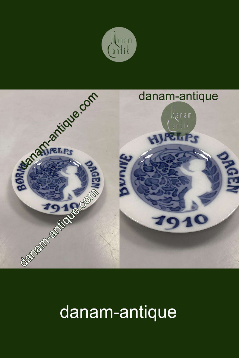 Royal Copenhagen Børnehjælpsdags Platte fra 1910