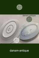 ビング＆グロンダール カモメと金の楕円皿 No.17