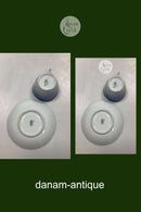 Bing und Grondahl Seemöwe mit goldener Frühstückstasse und Untertasse Nr. 103