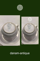 Bing和Grondahl白色Cafë咖啡杯和白色碟子 No 305