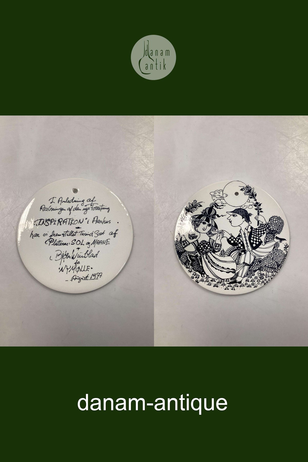 Bjørn Wiinblad for Nymølle Plate - SUN