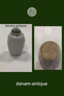 Hjort Bornholm White Glazed Ceramic Vase No 255