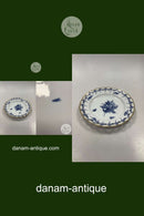 Antique Royal Copenhagen Blue Flower Curved Openwork Plate with Gold