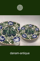 Aluminia Fajance Fad / Skål No 385/300 med Fiske motiv