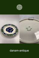 Aluminia Stor Vægplatte med Blomster Motif No 200 / 702 No. 1