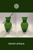 Holmegaard / Royal Copenhagen Stor Grøn Glas Vase