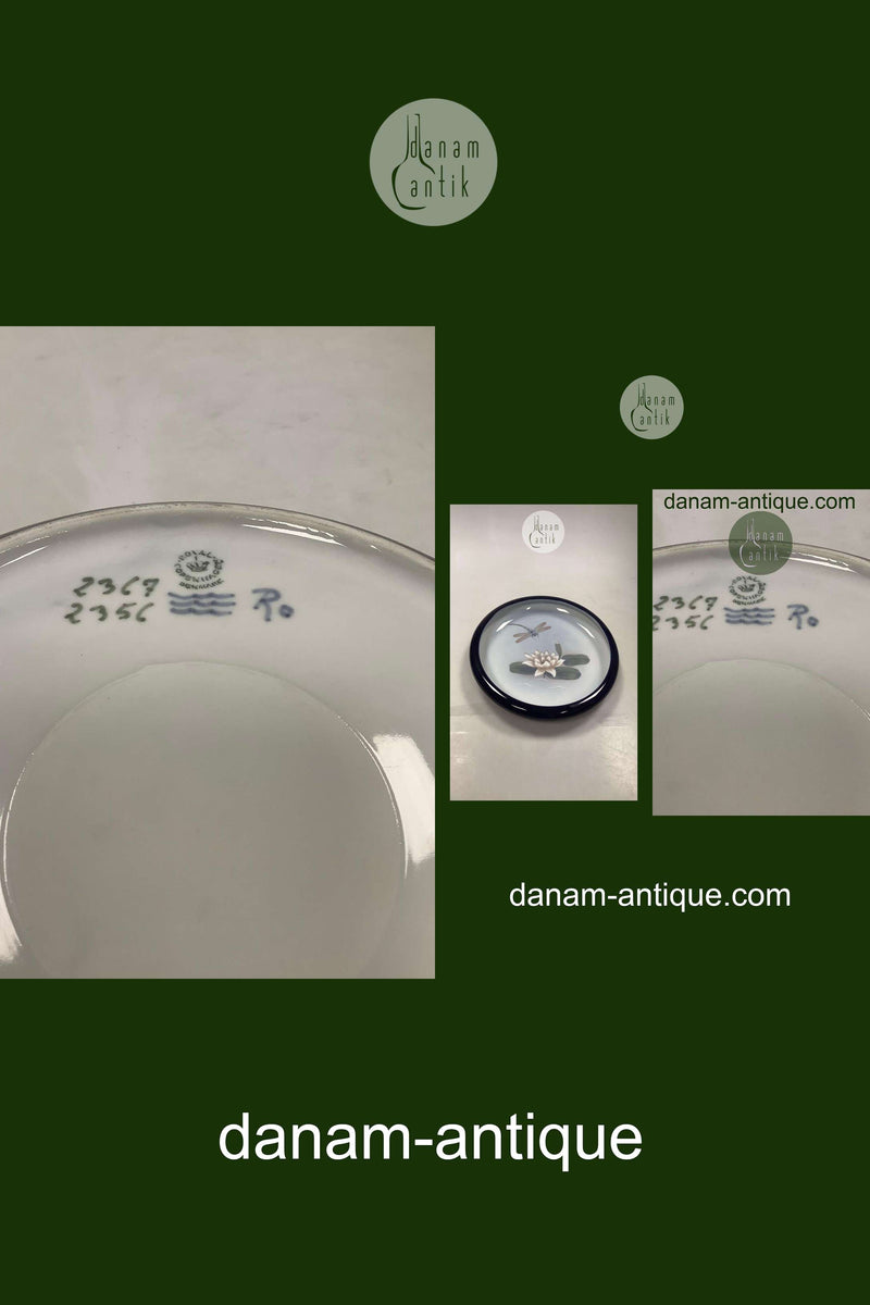 Royal Copenhagen Art Nouveau Fad med guldsmed og åkande No 2367 / 2356