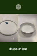 Royal Copenhagen Juliane Marie, hvid Rund Skål