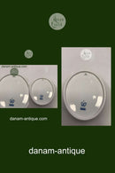 Royal Copenhagen Juliane Marie, hvid Lille ovalt fad