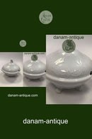 Royal Copenhagen Juliane Marie, white Round Lidded Bowl