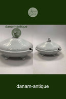 Royal Copenhagen Juliane Marie, hvid Oval Lågskål