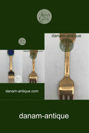 A. Michelsen Julekagegaffel 1987 Forgyldt Sterling Sølv med emalje