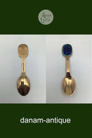 A. Michelsen Juletheske 1987 Forgyldt Sterling Sølv med emalje