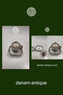 Royal Copenhagen Privat gemalt Flora Danica Cremetasse Nr 3514