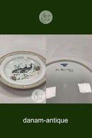 Royal Copenhagen Privatmalet Flora Danica Fisketallerken No 3549