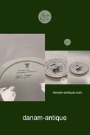 Royal Copenhagen Privat gemalt Flora Danica Fisch Teller Nr 3549