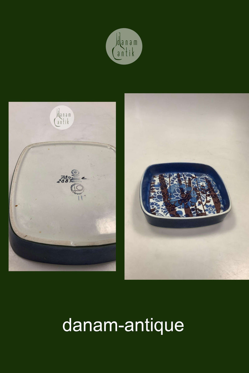 Royal Copenhagen Fajance Skål med blå dekoration No 780/2883