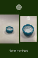 Holmegaard Palette / Carnaby Blue Glasschale