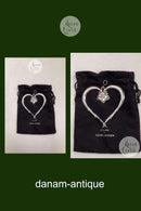 Georg Jensen Johanne Juledekoration - Stort Hjerte sølv 2010