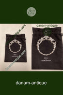 Georg Jensen Johanne 银色圣诞装饰 "花环"。