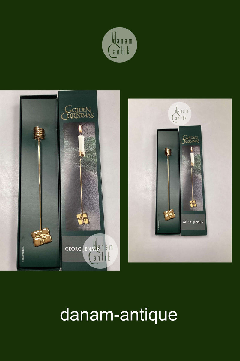 Georg Jensen Golden Christmas Lyseholder - Gave 2000