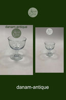 "Hvid Klokke" Dessertglas Holmegaard. 11,5cm H.