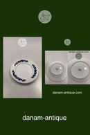 ビング＆グロンダール アール・ヌーボー ブルー＆ホワイト ケーキ・プレート