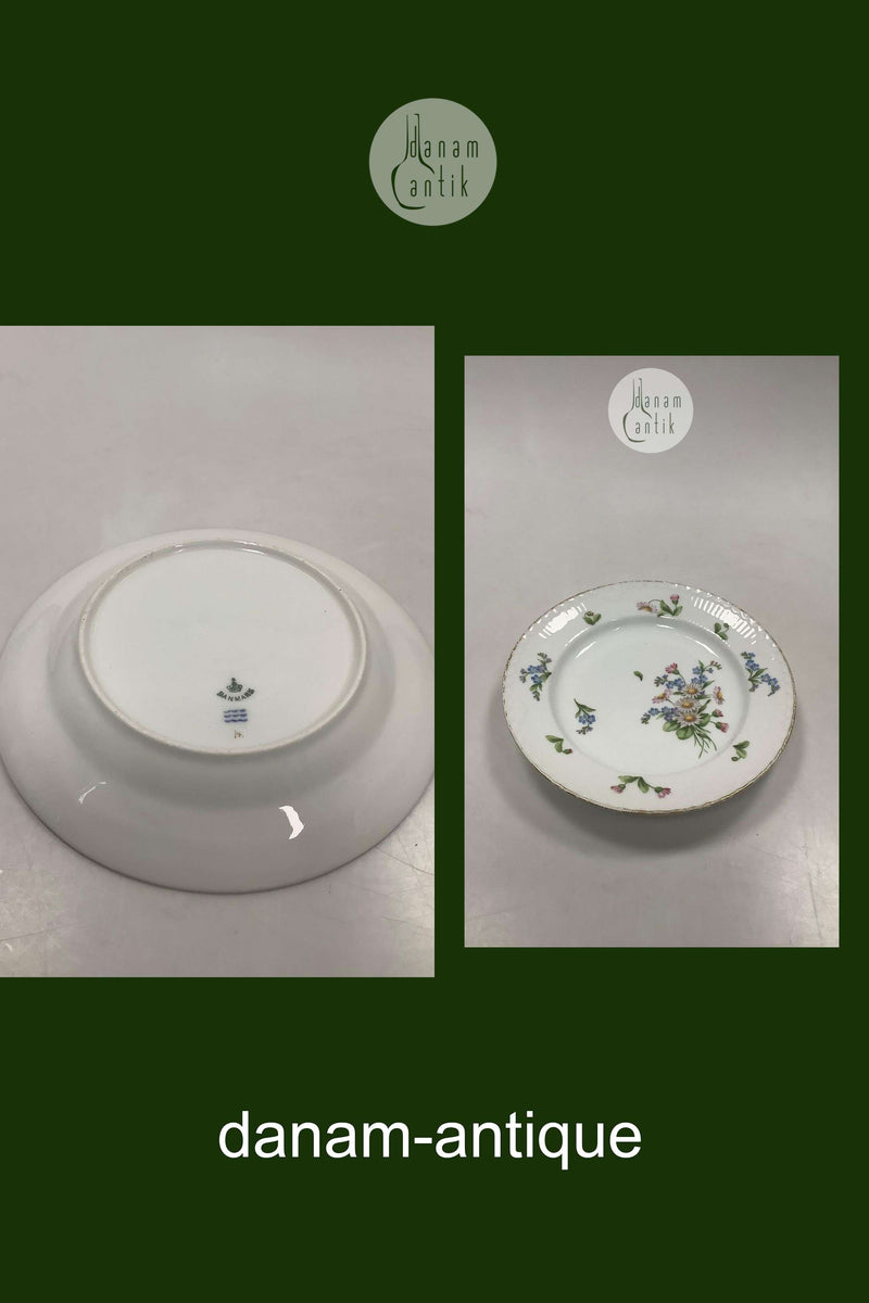 Royal Copenhagen Art Nouveau Half Lace Lunch Plate