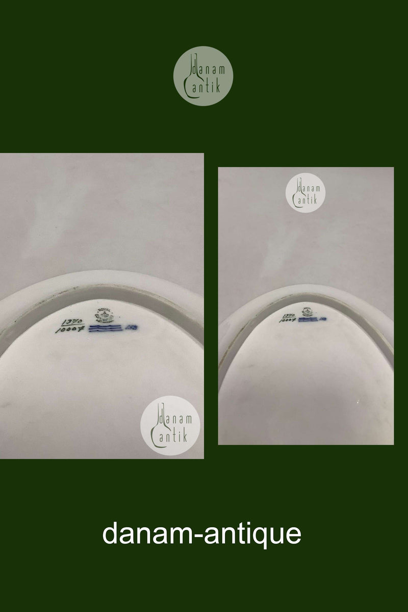 Royal Copenhagen / Kgl. Porcelæn Skærsommernatsdrøm Gammel Ovalt Fad No 1370 / 10007