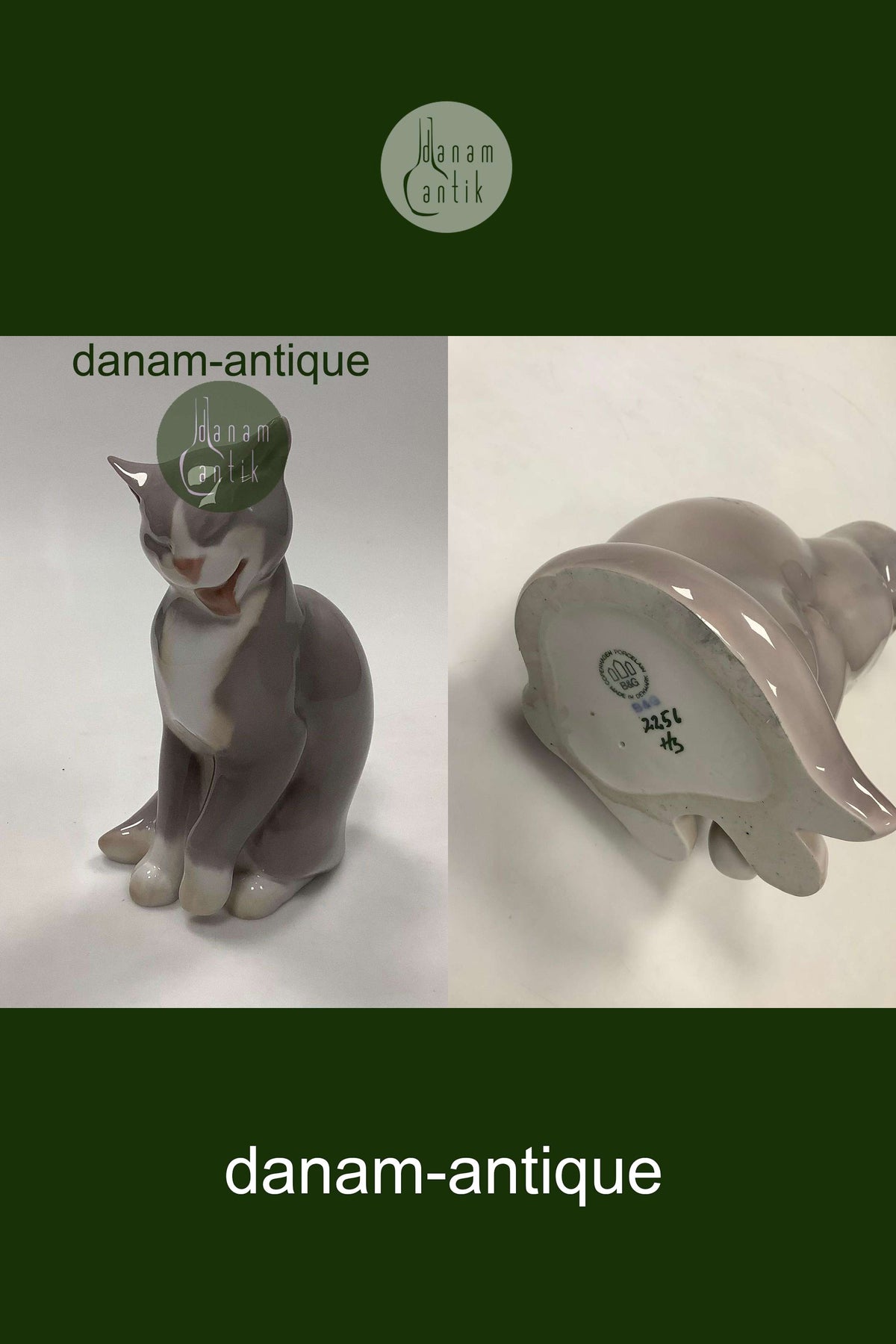 Bing and Grondahl Figurine of Cat No 2256