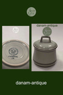 Bing og Grøndahl Stentøj Columbia Sukkerskål med Låg No 302