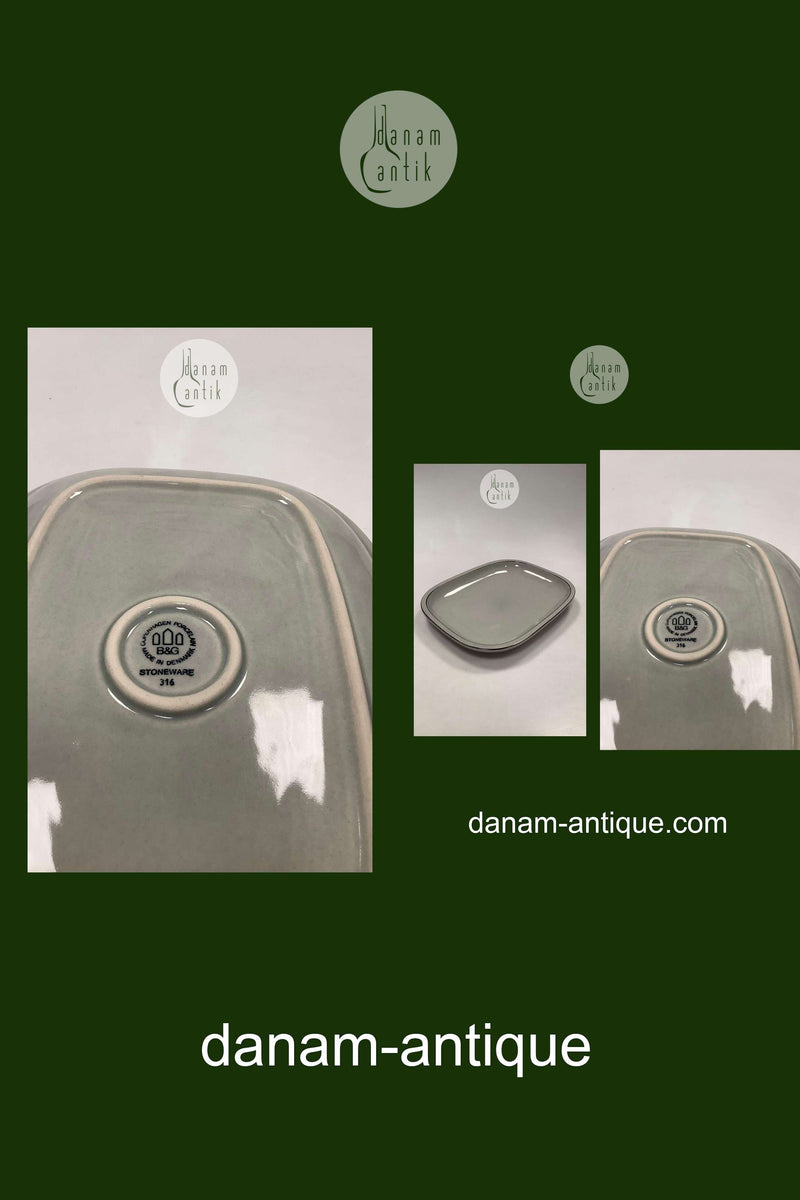 Bing og Grøndahl Stentøj Columbia Fad No 316