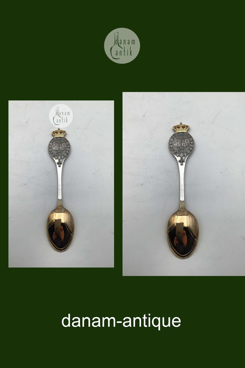 P Hertz Mindeske I Forgyldt Sterling Sølv fra 1992