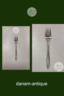 Kongelys Frigast/Gense sølvplet Barnegaffel